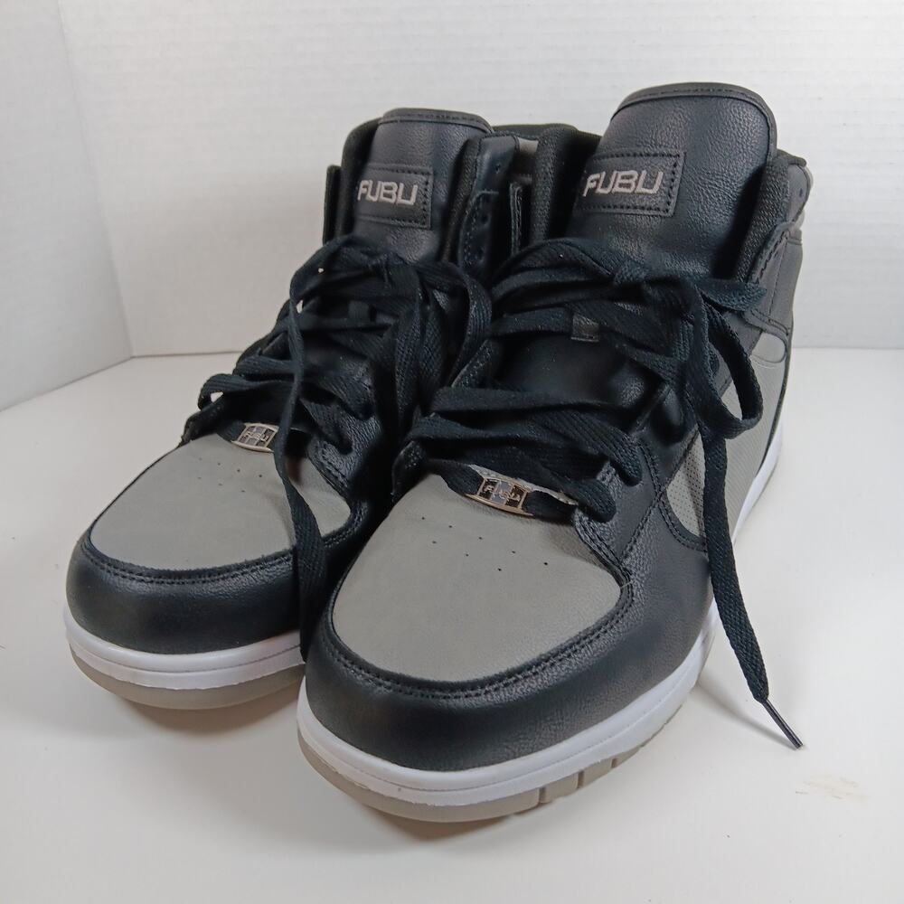FUBU Men’s Shoes Size 11 Black Gray Sneakers Casual Streetwear Athletic Style